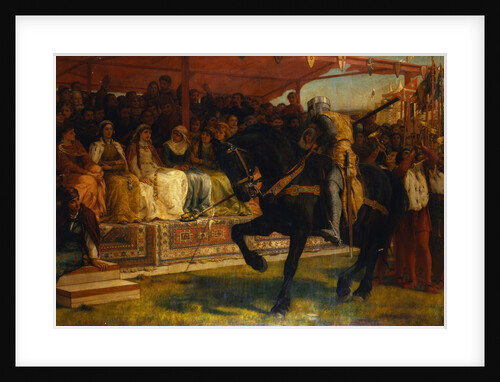 The Queen of the Tournament - 'Ivanhoe' by Frank William Warwick Topham