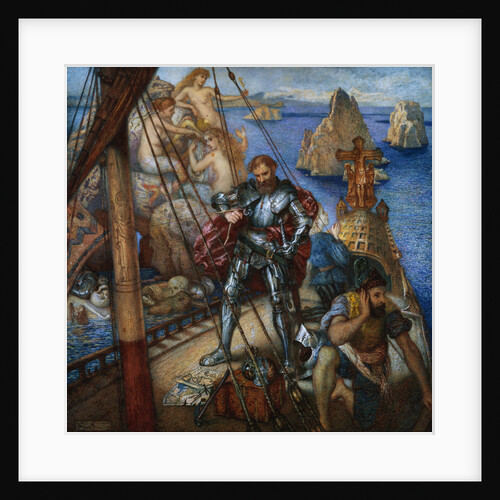 The Islands of the Sirens. Ulysses Lashing Himself to the Mast by Andrew Benjamin Donaldson