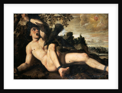 Prometheus Bound to the Rock Italian Flemish School by Anonymous