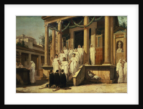 The Vestal Virgins by Hector Leroux
