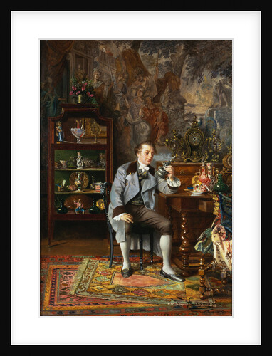 Man in Parlor by Johann Hamza