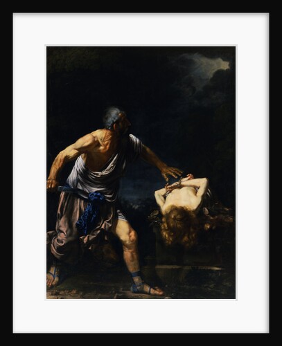 The Sacrifice of Isaac Attributed to Salvator Rosa by Anonymous