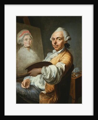 An Artist at His Easel by Circle of Fragonard
