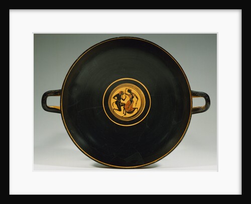 Interior View An Attic Black-Figured Kylix (Tondo), Circa Late 6th Century B.C. by Anonymous