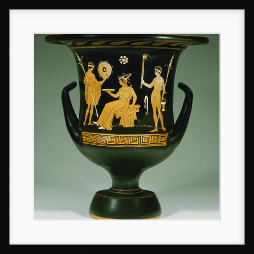 Apulian Red Figure Calyx Krater with a Scene from Euripides' Play Iphigenia in Tauris Attributed to the Hippolyte Painter by Anonymous