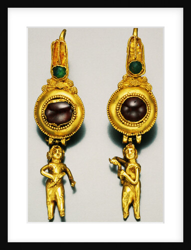A Pair of Hellenistic Gold Earrings, Circa 2nd-1st Century B.C. by Anonymous