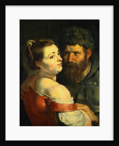 A Fisherman and a Peasant Woman Embracing by Sir Peter Paul Rubens