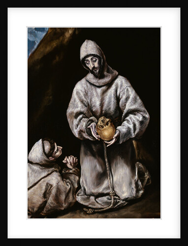 Saint Francis and Brother Leo in Meditation by El Greco
