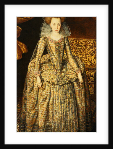 Portrait of Queen Elizabeth of Bohemia by Robert Peake the Elder