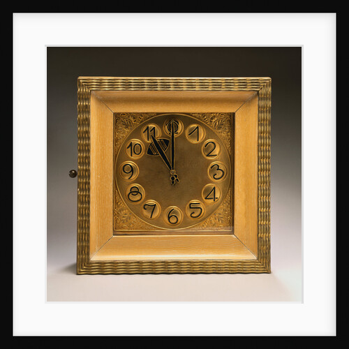 A Gilt-Wood and Metal Clock by Hans Ofner