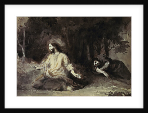 Christ on the Mount of Olives by Eugene Delacroix