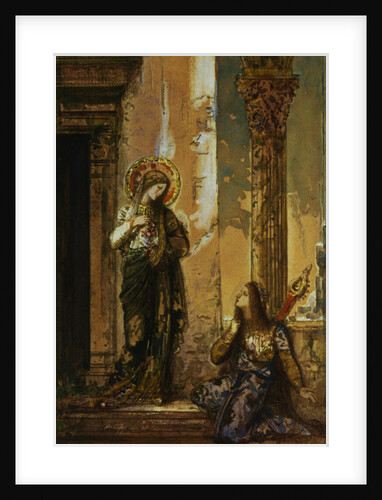 The Saint and the Poet by Gustave Moreau