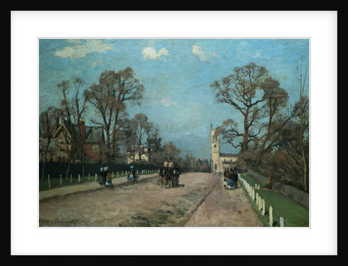 The Road to Sydenham by Camille Pissarro