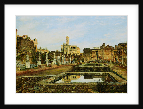 The House of the Vestal Virgins, Rome by Josef Theodor Hansen