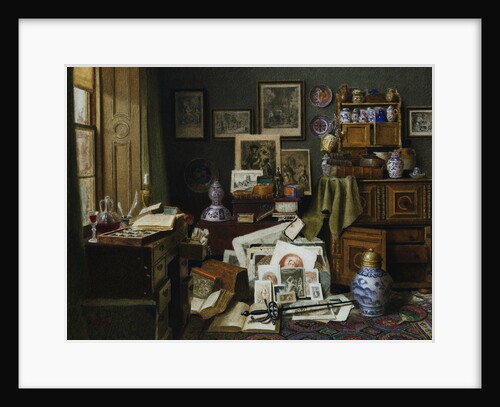 Corner of a Study by Benjamin Walters Spiers
