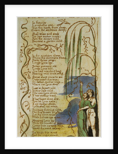 The Little Girl Lost from Songs of Innocence by William Blake