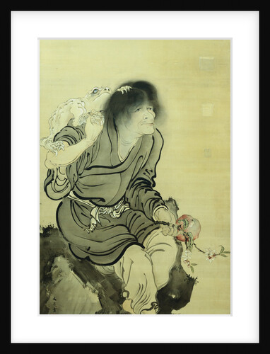 Gama Sennin and His Toad by Tani Buncho