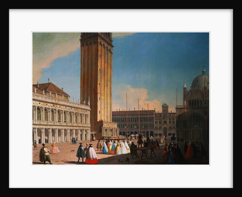 The Piazzetta, Venice Looking Northwest by Luca Carlevariis