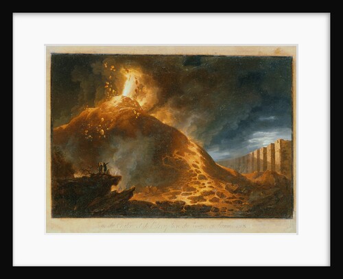 The Eruption of Vesuvius by Francesco Fidanza