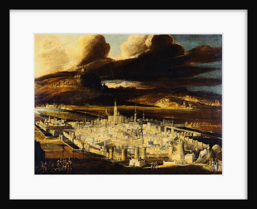 An Imaginary View of Jerusalem with Christ Carried to the Tomb by Didier Barra