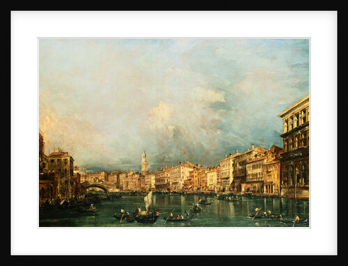 View of the Grand Canal by Francesco Guardi