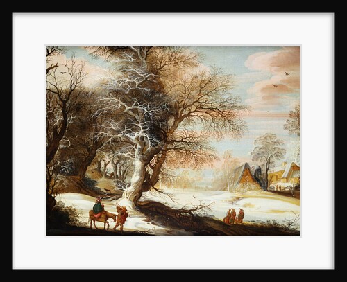 Winter Landscape with the Flight into Egypt by Gysbrecht Leytens