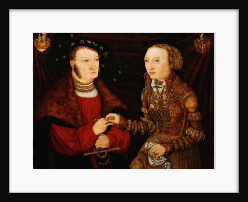 Portrait of Gangolff, Lord of Hohen Gerolzegg and His Wife by Circle of Lucas Cranach the Younger