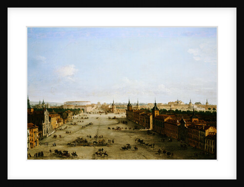 View of the Calle de Alcala by Antonio Joli