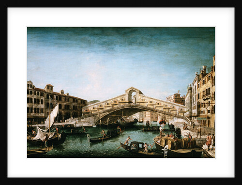 The Rialto Bridge by Michele Marieschi