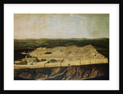 Panoramic View of Jerusalem by Jean-Baptiste Vanmour
