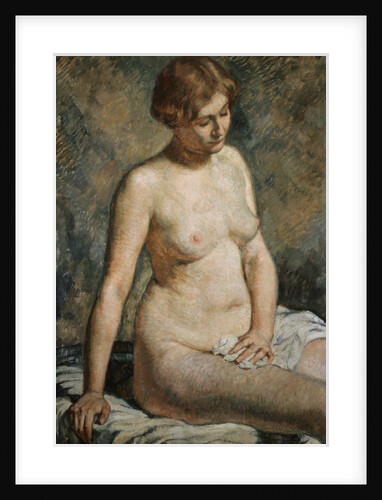 Seated Nude Woman by Theo van Rysselberghe