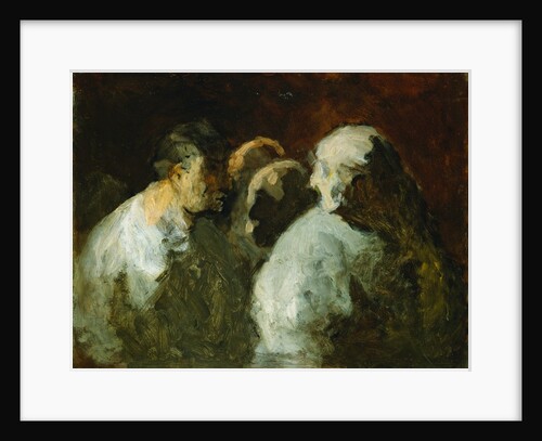 Four People by Honore Daumier