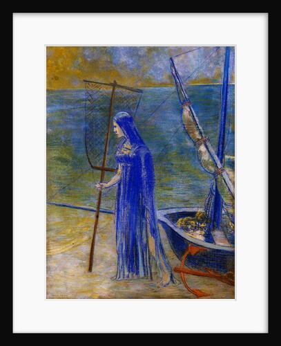 The Fisherwoman by Odilon Redon