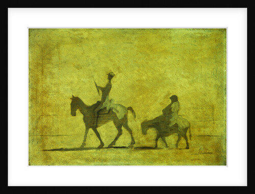 Don Quixote and Sancho Panza by Honore Daumier