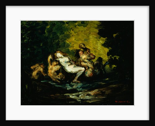 Nereid and Tritons by Paul Cezanne