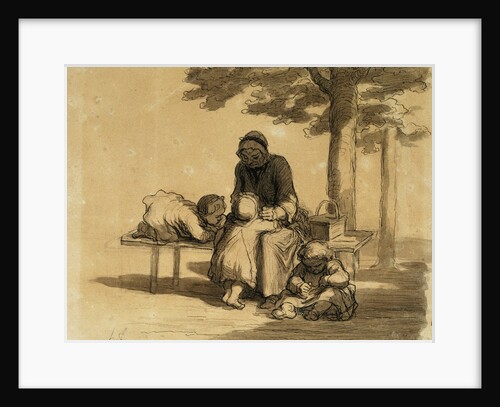 A Grandmama by Honore Daumier