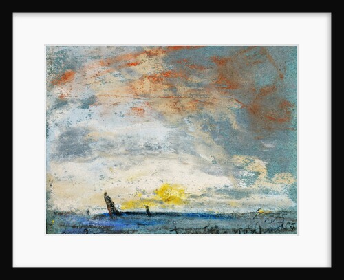 Le Treport By Eugene Boudin by Anonymous