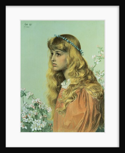 Adele: Portrait of Miss Adele Donaldson by Frederick Sandys