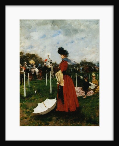 At the Races (Parasol) by Francisco Miralles