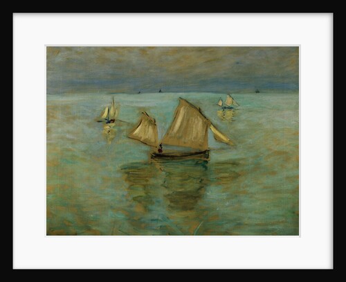 Small Fishing Boats at Pourville by Claude Monet