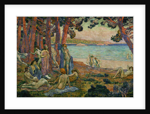 Bathers at the Edge of the Sea by Theo van Rysselberghe