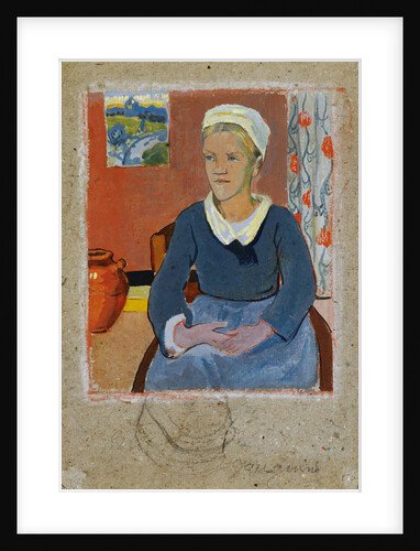 Breton Serving Girl or Maid by Paul Serusier