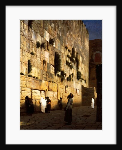 Solomon's Wall, Jerusalem (The Wailing Wall) by Jean-Leon Gerome