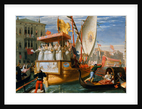The Procession of the Brides by John Rogers Herbert