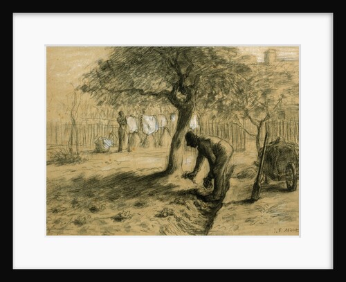 Gardening by Jean-Francois Millet