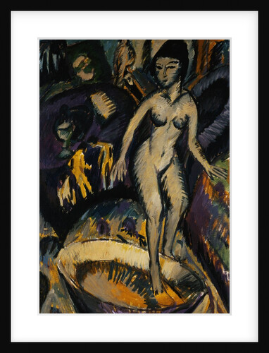 Female Nude with Basin by Ernst Ludwig Kirchner