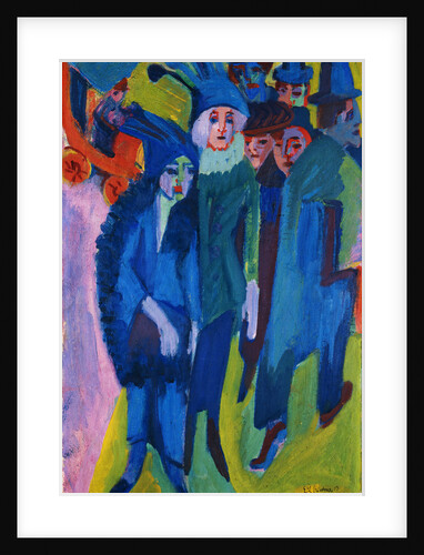 Road Scene by Ernst Ludwig Kirchner
