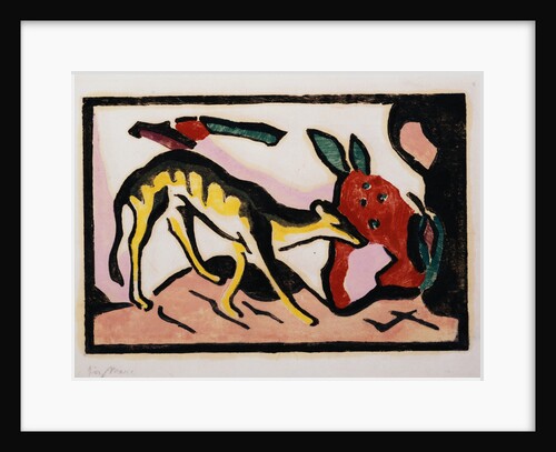 Fantastic Animal by Franz Marc