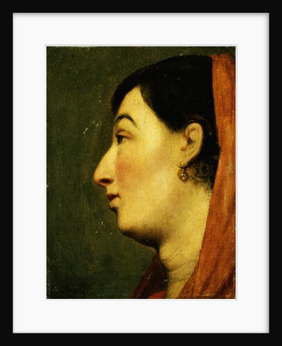Portrait of a Jewess by Jean Auguste Dominique Ingres