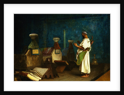 Prayer at the Sultan's Tomb by Jean Leon Gerome
